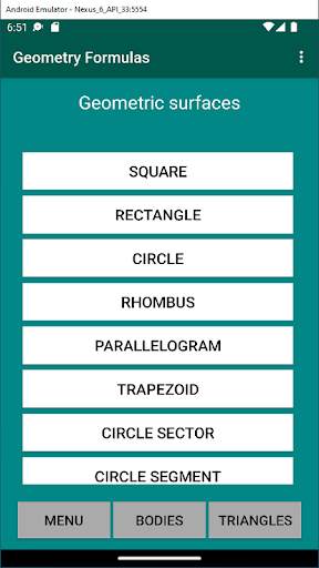 Geometry formulas скриншот 2