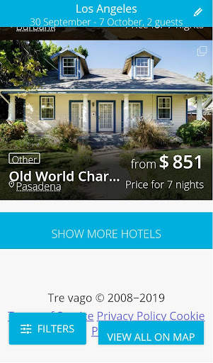tre vago Hotel Travel Agencies screenshot 6