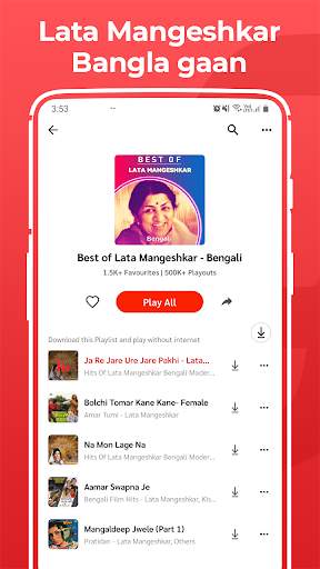 Lata Mangeshkar Old songs, purane gaane MP3 App screenshot 4