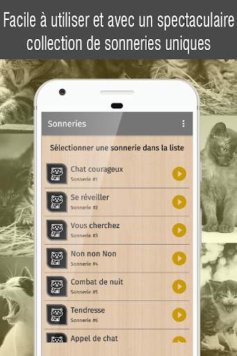 Sonneries de chats gratuites, sons chat qui miaule screenshot 2