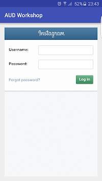 AUD Android Workshop screenshot 1