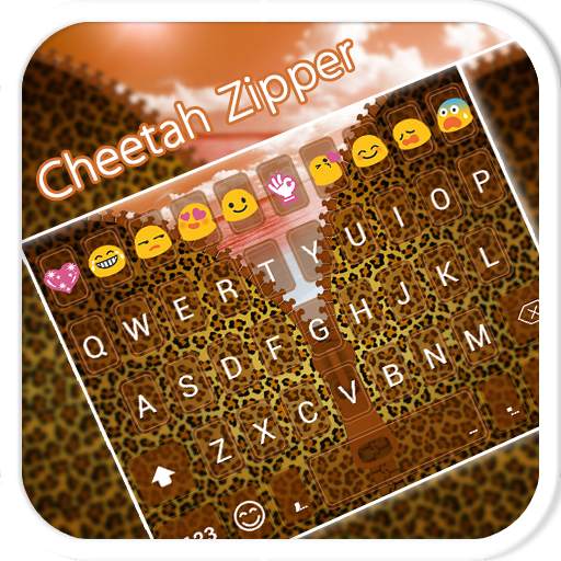 Cheetah Zipper Emoji Keyboard 1.0.7
