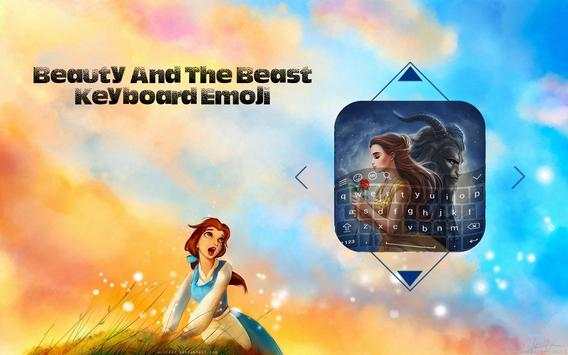Beauty And The Beast Keyboard Emoji screenshot 1