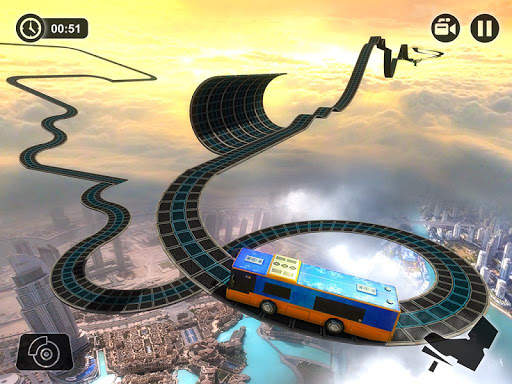 Impossible Sky Bus Driving Simulator Tracks 2018 screenshot 9