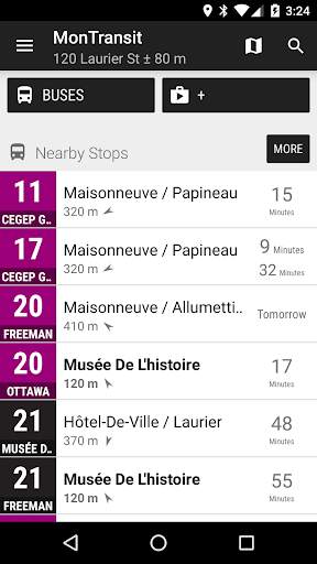 Gatineau STO Bus - MonTransit screenshot 1