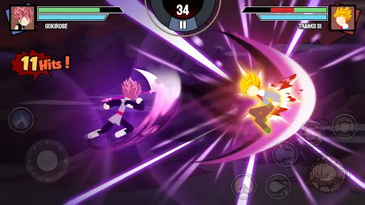 Stickman Warriors 1 تصوير الشاشة