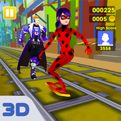 Subway Ladybug Surf Jump Dash Runner 3D иконка