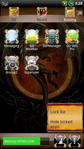 Dragon GO Launcher EX Theme screenshot 3