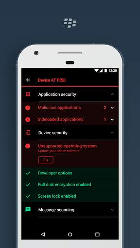 BlackBerry Protect screenshot 3