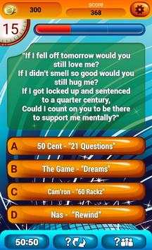 Guess The Lyrics Rap Quiz screenshot 3