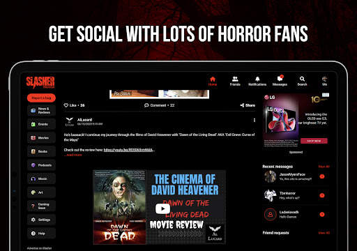 Slasher Horror Social Network screenshot 11