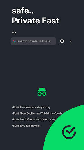 incognito Browser For Android screenshot 1