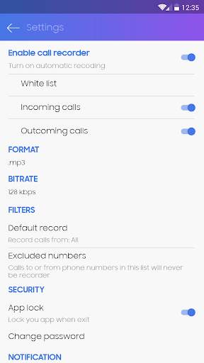 Auto call recorder screenshot 7