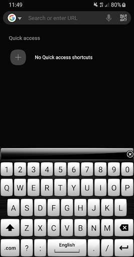 Keyboard Theme Gloss White screenshot 2