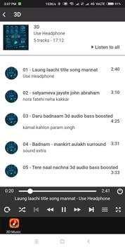 3D Bollywood Songs screenshot 3