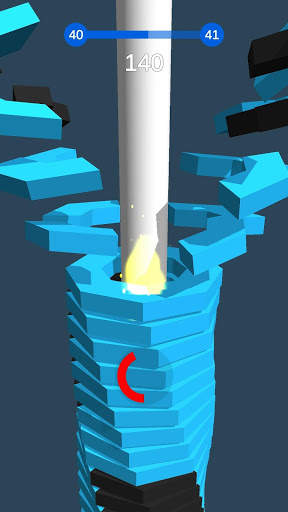 Stack Crash - Fall Fire Helix 3D Platform Via Ball screenshot 3