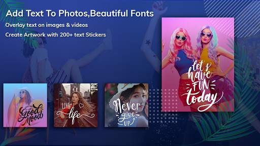 Text on photo, photo editor, text quotes creator screenshot 2