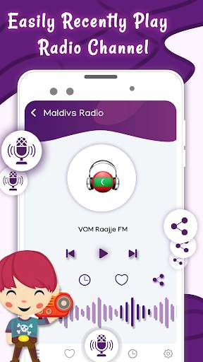 Maldives Radio Music Player screenshot 2