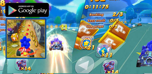 Subway hedgehog Kart - Dash Racing screenshot 1