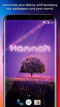 My Name on Live Luxury Wallpaper screenshot 1