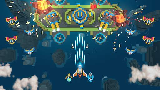 Sky Wings: Pixel Fighter 3D screenshot 7