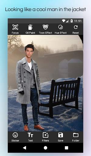 Men Winter Jacket Suit screenshot 5