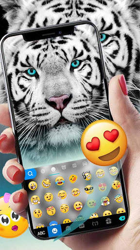 Wild Tiger King Keyboard Theme screenshot 2