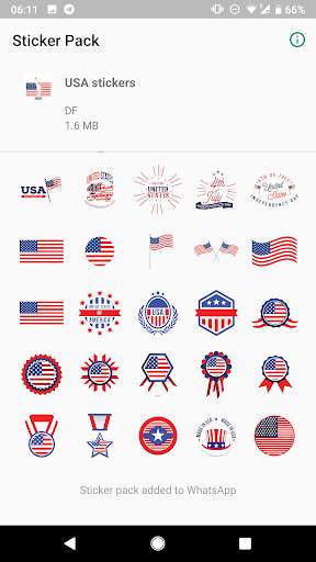 USA Stickers for WhatsApp WAStickerApps WAStickers screenshot 2