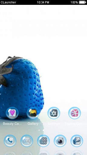Pure Strawberry White Theme HD screenshot 3