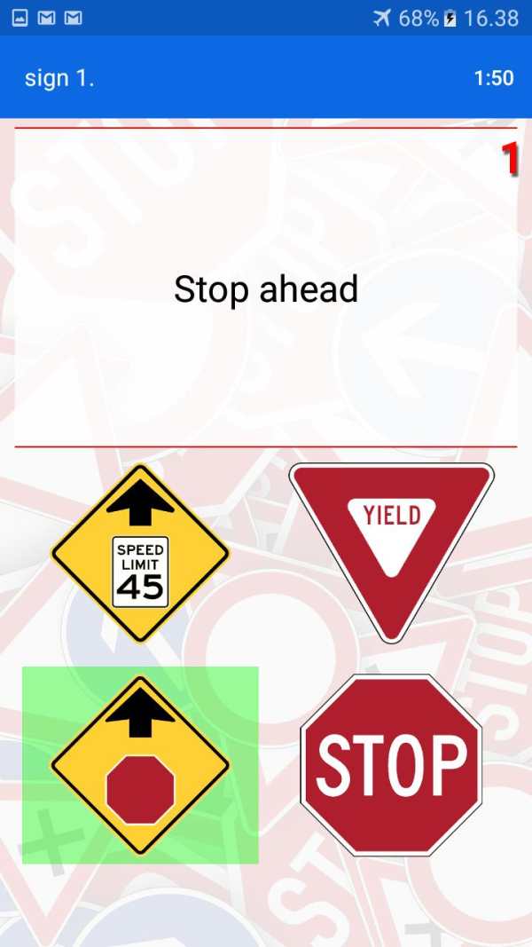 Trafic and road signs screenshot 8