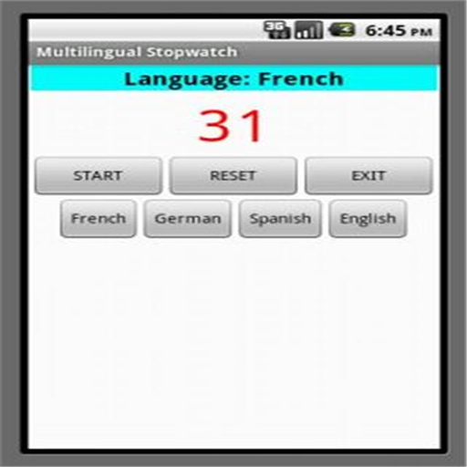 Talking Multilingual Stopwatch أيقونة
