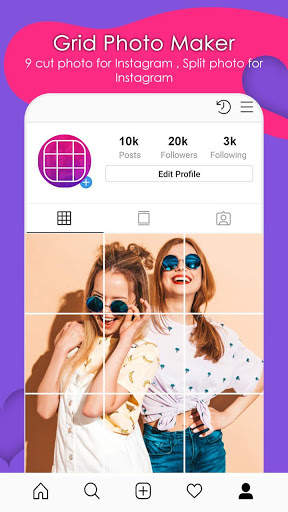Grid & Square Maker-Video Downloader for Instagram скриншот 2