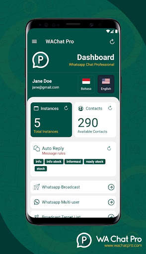 WA Chat Pro - WA Multiuser Broadcast Autoreply API screenshot 1