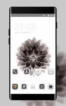 Black lotus theme for Nokia 7 Plus wallpaper screenshot 1