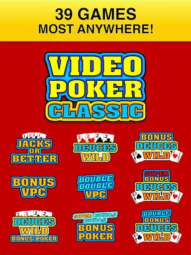 Video Poker Classic ® 7 تصوير الشاشة