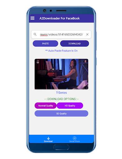 Video Downloader for Facebook 2021 : A2downloader screenshot 1
