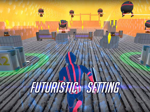 Parkour 3D Robot Runner 2049 10 تصوير الشاشة