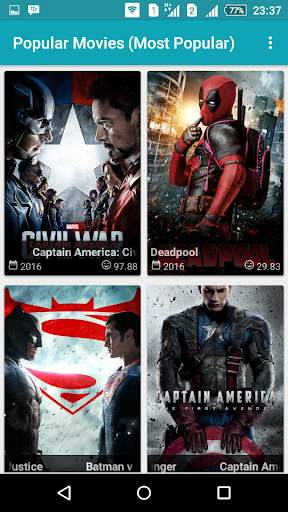 Popular Movies 2 تصوير الشاشة