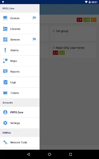 PRTG for Android скриншот 9