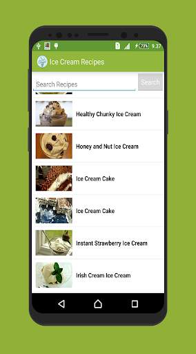 ice Cream Recipe Offline App screenshot 1