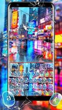 Colorful Broken Glass Keyboard Theme screenshot 1