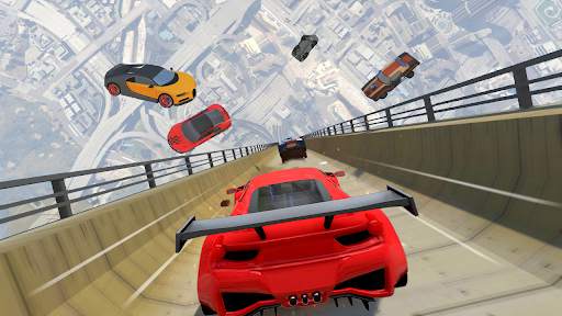 Mega Ramp Car Racing : Impossible Car stunts Game screenshot 1