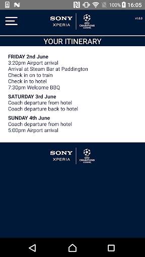 Sony Mobile UCL Guest App screenshot 7
