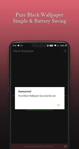 Pure Black Wallpaper screenshot 3