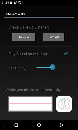 Shake to Wake - Free screenshot 1