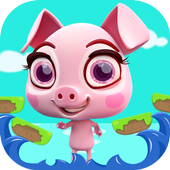 Crazy Piglet Jumping &amp; Flying icon