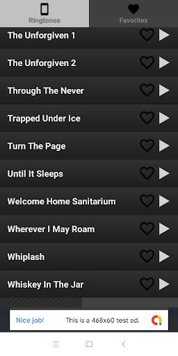 Best Metallica ringtone free screenshot 3