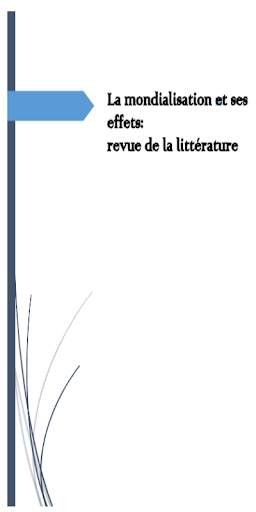 La mondialisation et ses effets Cours скриншот 1