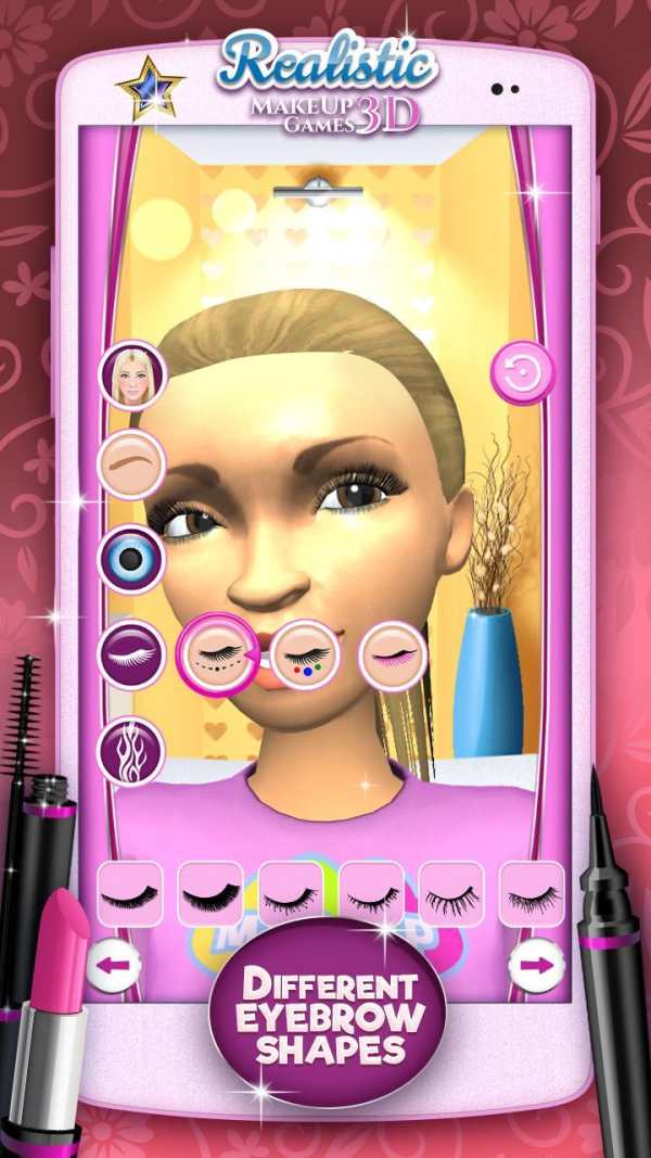 Realistic MakeUp Games 3D screenshot 4