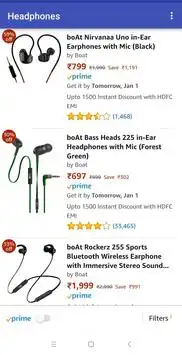 Online Shopping Headphones at Amazon screenshot 8